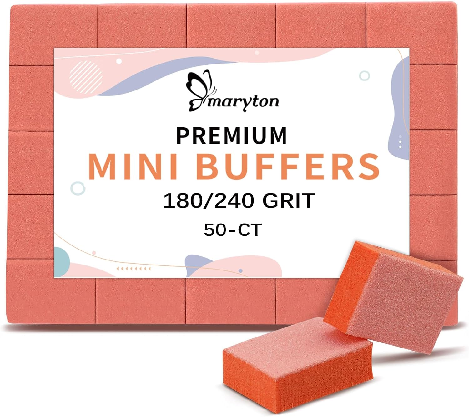 180/240 grit mini nail buffers for natural nails