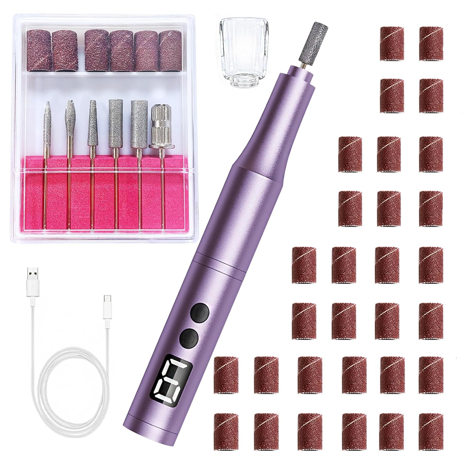 Cordless Electric Nail Drill Kit – Portable Manicure Tool
