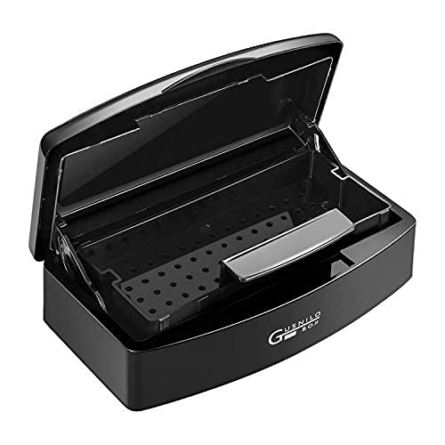 nail tool sterilizer box: compact disinfectant tray
