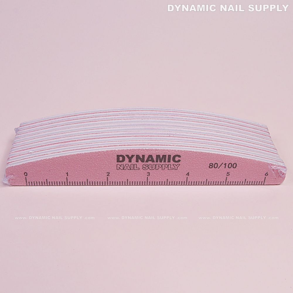 Pink half-moon 80/80 files pack - 2