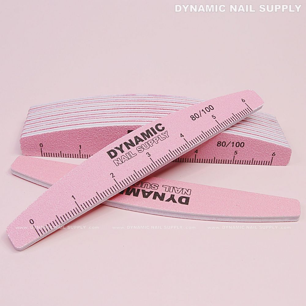 Pink half-moon 80/80 files pack - 3