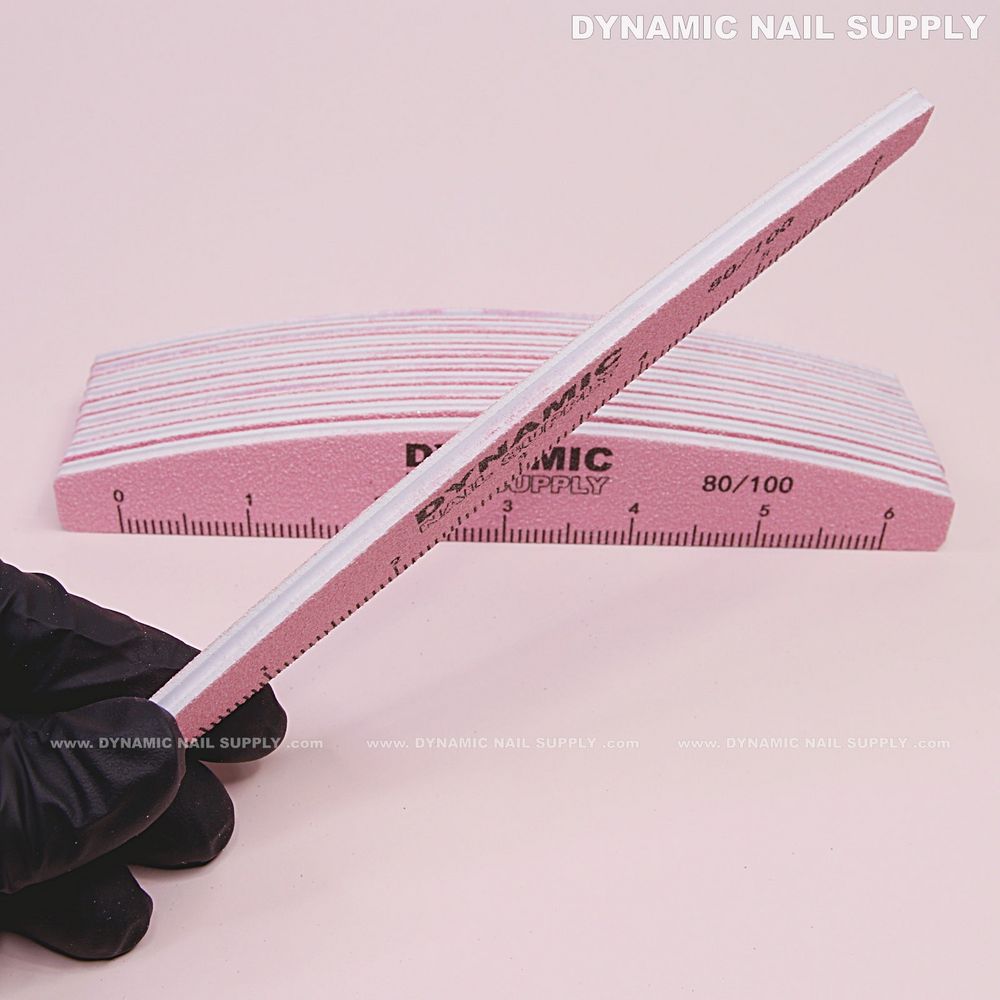 Pink half-moon 80/80 files pack - 5