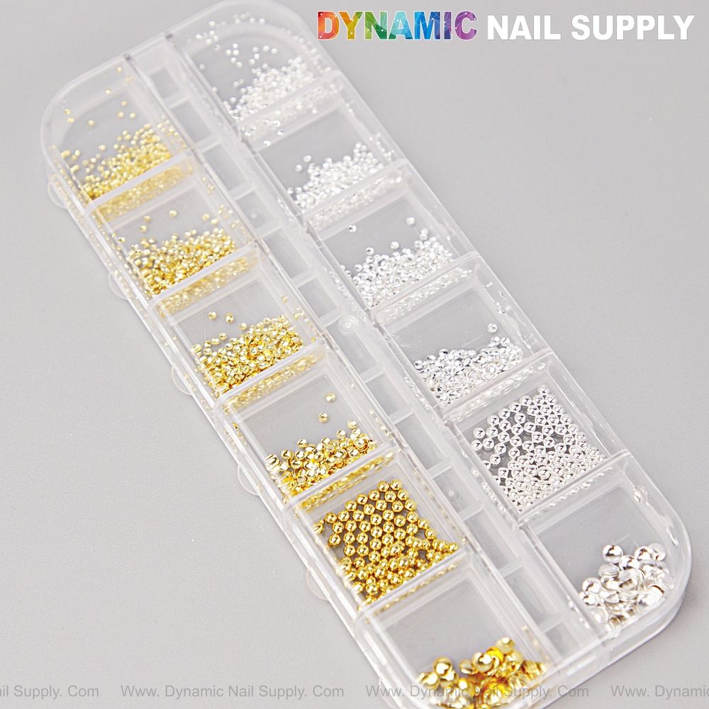 Fix Flat Manicures with Gold Silver Nail Charms